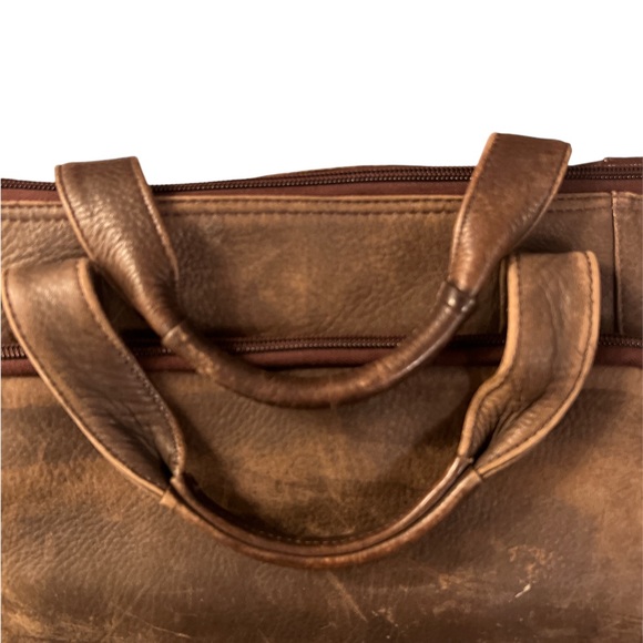Vintage Leather computer bag - Picture 7 of 8